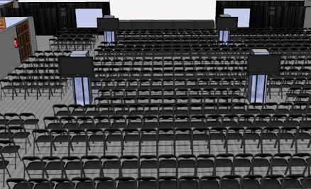 Pantallas para congreso